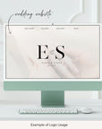 ELENA Minimalist Wedding Logo Design