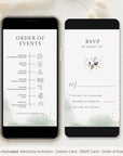 Rustic Electronic Wedding Invitation