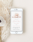 Tea Party Bridal Shower Digital Invitation