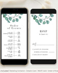 Luisa | Eucalyptus Electronic Wedding Invitation