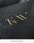 KHRISTINE Wedding Monogram Logo