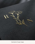 REGINA Initials Wedding Logo
