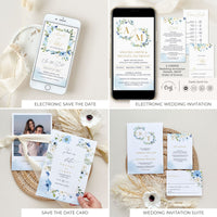 AZZURRA Printable Wedding Stationery Bundle