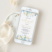 AZZURRA Wedding Rehearsal Invitation Evite