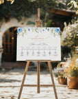 AZZURRA Wedding Timeline Sign Template