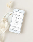 LAURA Rehearsal Dinner Digital Invitation