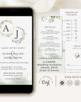 Rustic Electronic Wedding Invitation