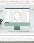 APRIL Wedding Table Numbers Printable