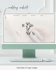REGINA Initials Wedding Logo