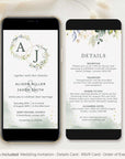 Rustic Electronic Wedding Invitation