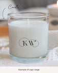 KHRISTINE Wedding Monogram Logo