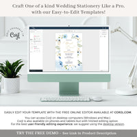 AZZURRA Wedding Rehearsal Invitation Template