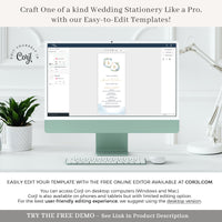 AZZURRA Wedding Program Template