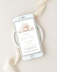 Tea Party Bridal Shower Digital Invitation