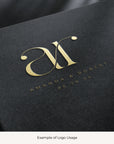 AMANDA - Initials Wedding Logo