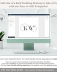 KHRISTINE Wedding Monogram Logo