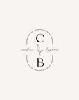CAROLINE Wedding Logo with initials