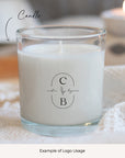 CAROLINE Wedding Logo with initials