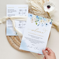 AZZURRA Wedding Welcome Note Template