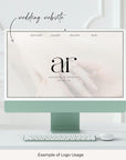 AMANDA - Initials Wedding Logo