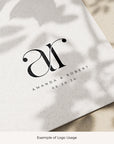 AMANDA - Initials Wedding Logo