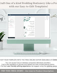 Luisa | Eucalyptus Electronic Wedding Invitation