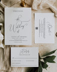 ELLA Classic Wedding Invitation Suite Template