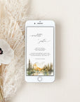 ARNA Fall Mountain Wedding Invitation Digital
