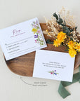 CHLOÉ Flower Wedding Invitation Suite Template