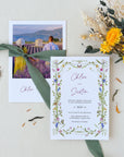 CHLOÉ Flower Wedding Invitation Suite Template