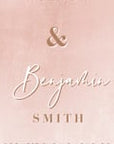Anita Rose Gold Wedding Invitation Video Template