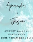 Beach Save the Date Video Template