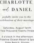 Gold Boarding Pass Wedding Invite Video Template