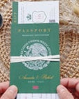 Mexican Passport Wedding Invitation Template