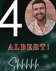 SPARKLE Video Birthday Invitation with Photo Green