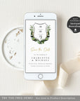 PALMA Tropical Save the Date Card Digital Invite