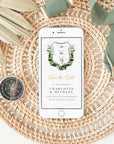 PALMA Tropical Save the Date Card Digital Invite