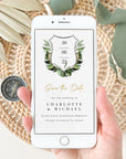 PALMA Tropical Save the Date Card Digital Invite