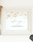 Dora | Editable Wedding Sign Template