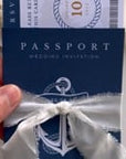 Nautical Passport Wedding Invitation Template