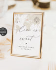 Sofia | Wedding Favor Sign Template