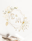 Dora | Wedding Monogram Logo Template