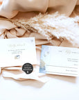 Marina | Beach Wedding Invitation Set Template