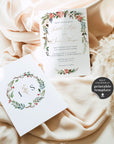 Natalia | Christmas Themed Wedding Invitation Suite Template