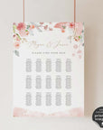 Fiorella | Seating Chart Wedding Template