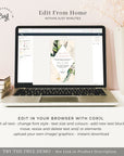 Palma | Tropical Wedding Invitation Digital