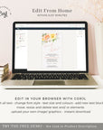 Summer Wedding Invitation Electronic Invite