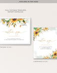 Marisol | Sunflowers Custom Wedding Sign Template