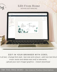 Luisa | Eucalyptus Wedding Table Place Cards Printable