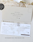 Sofia | Printable Passport Wedding Invitation with Boarding Pass Rsvp